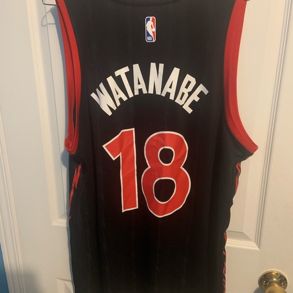 Toronto Raptors Fanatics Branded Fast Break Replica Yuta Wanatabe Jersey Size L - Picture 2 of 5